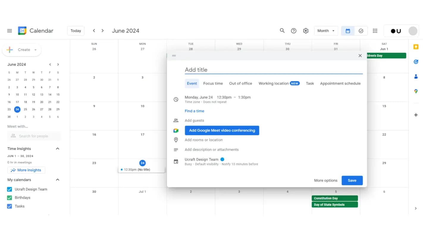 Google Calendar